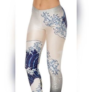 Blackmilk the great wave leggings